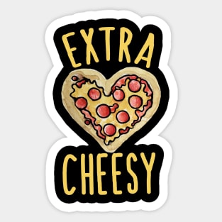 Extra Cheesy Sticker